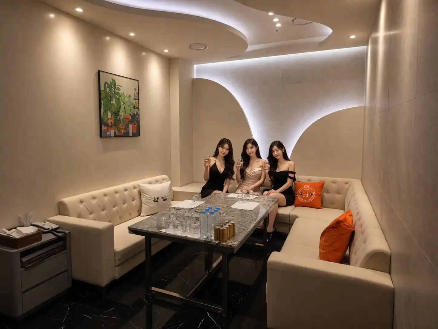 텐카페 업소 내부 전경 3