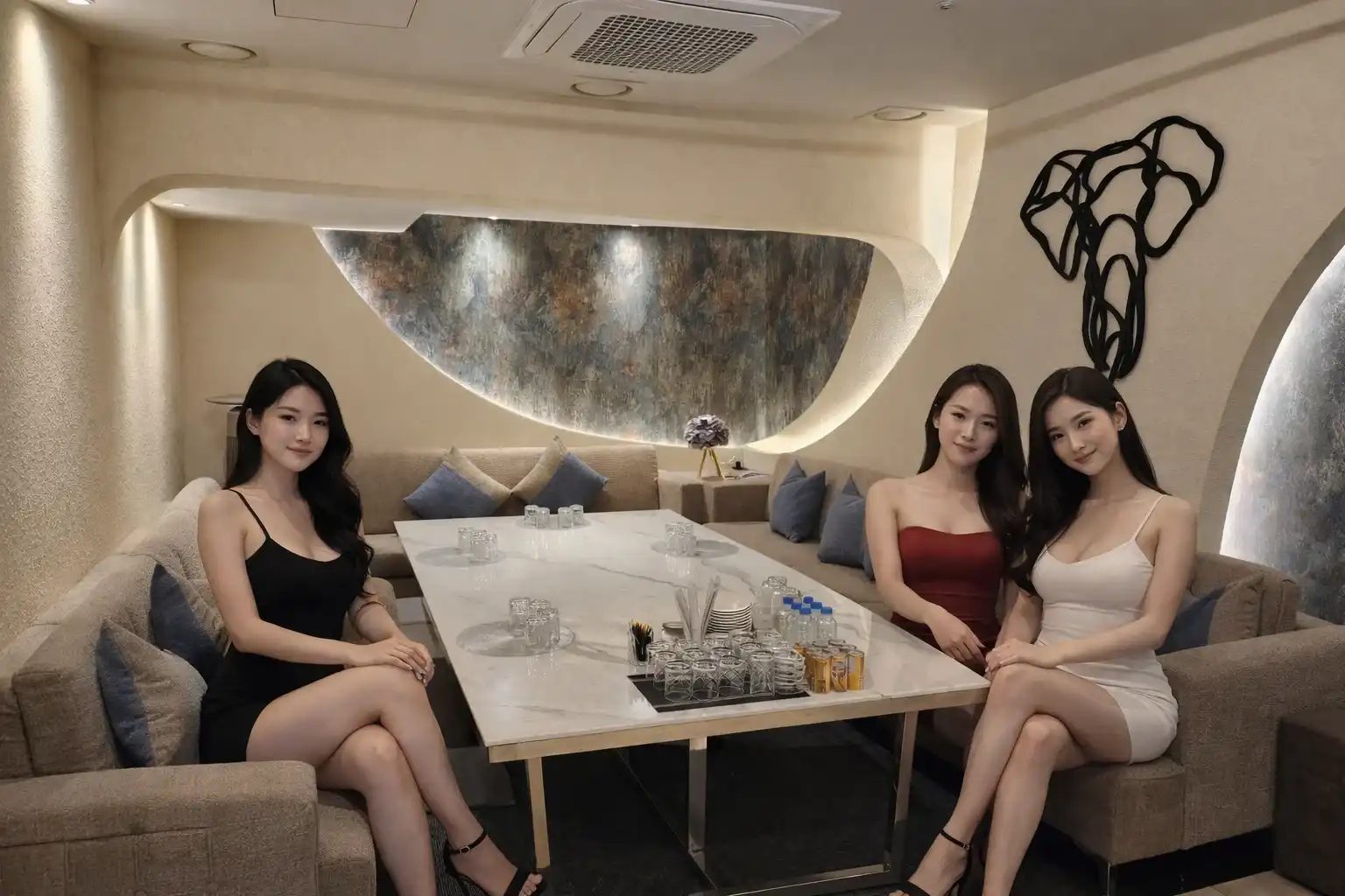 텐카페 업소 내부 전경 8